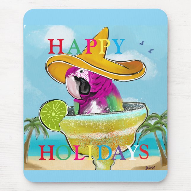 PARROTS  MOUSE PAD (Front)