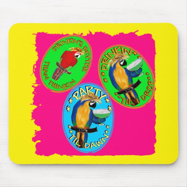 PARROTS MOUSE PAD (Front)