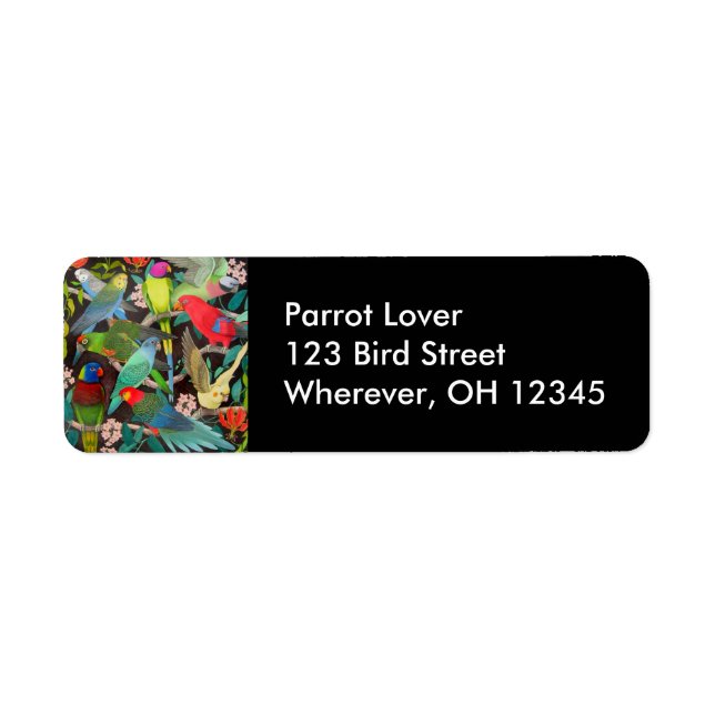 Parrots of the World II Label (Front)