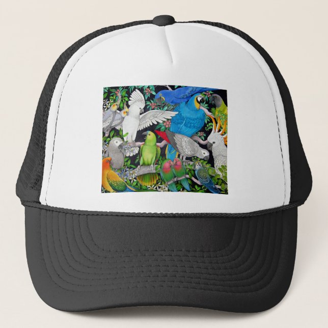 Parrots of the World Trucker Hat (Front)