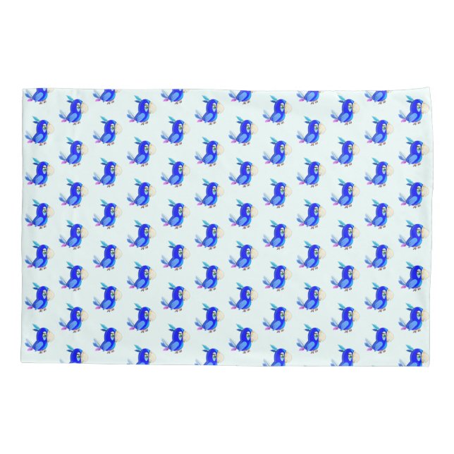 Parrots Pillow Case - Customizable (Back)
