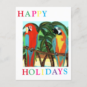 PARROTS POSTCARD