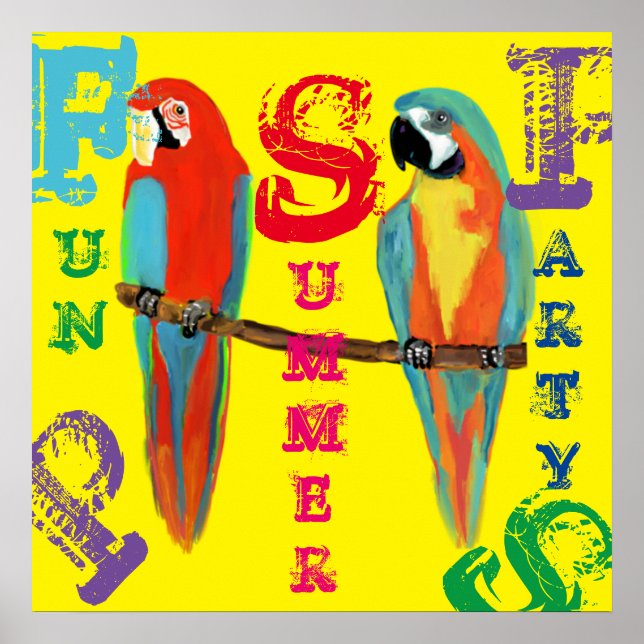 PARROTS POSTER (Front)