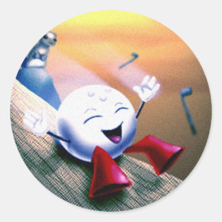 parryslide classic round sticker