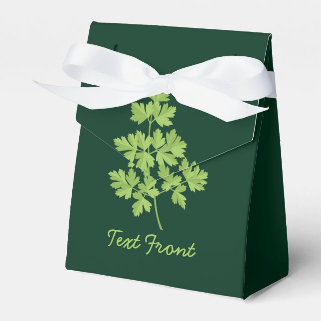 Parsley Favor Box (Front Side)