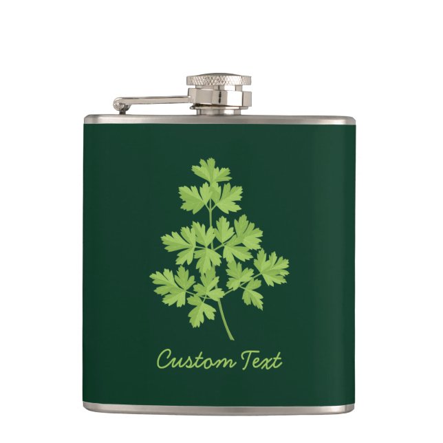 Parsley Hip Flask (Front)