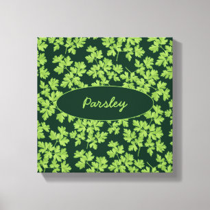 Parsley Pattern Canvas Print