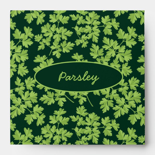 Parsley Pattern Envelope (Front)