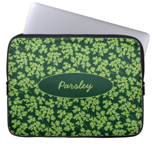 Parsley Pattern Laptop Sleeve