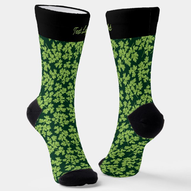 Parsley Pattern Socks (Angled)