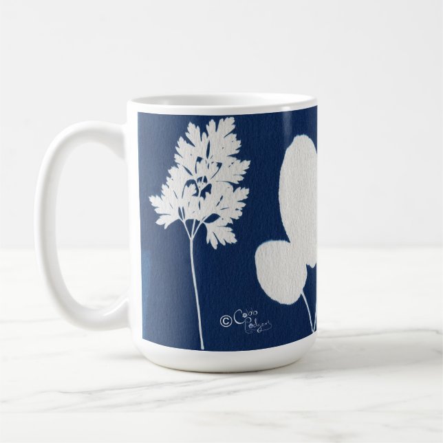 Parsley Sage Rosemary and Thyme Large (15 oz) Coffee Mug (Left)
