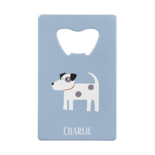 Parson Jack Russell Terrier Dog Personalized Credit Card Bottle Opener