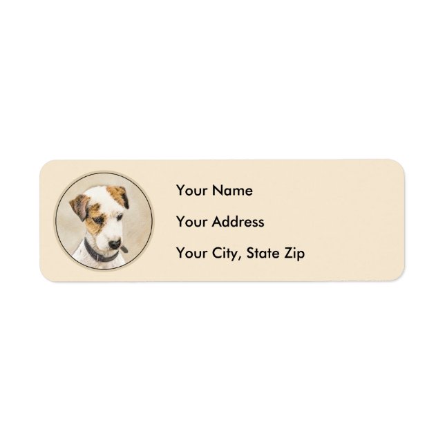 Parson Jack Russell Terrier Painting - Dog Art (Front)