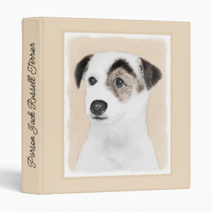 Parson Jack Russell Terrier Painting - Dog Art Bin Binder