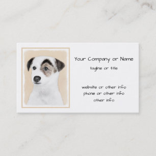 Parson Jack Russell Terrier Painting - Dog Art Business Card