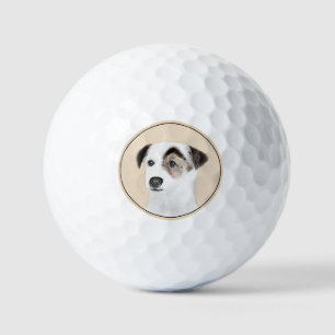 Parson Jack Russell Terrier Painting - Dog Art Golf Balls
