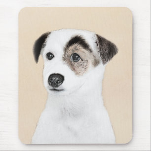 Parson Jack Russell Terrier Painting - Dog Art Mouse Pad