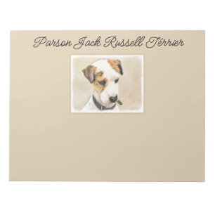 Parson Jack Russell Terrier Painting - Dog Art Not Notepad