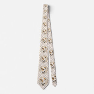 Parson Jack Russell Terrier Painting - Dog Art Tie