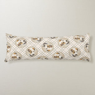 Parson Jack Russell Terrier Painting Pet Dog Art Body Pillow