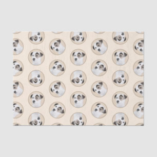 Parson Jack Russell Terrier Painting Pet Dog Art Tissue Paper