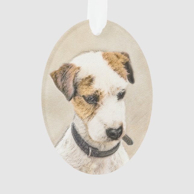 Parson Jack Russell Terrier Peinture - Chien Art (dos)