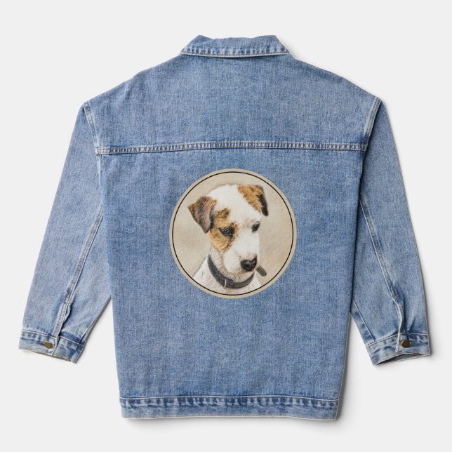 Parson Jack Russell Terrier Peinture - Chien Art (Verso)