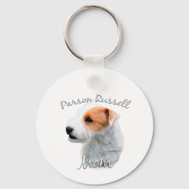 Parson Russell Terrier Mom 2 Keychain (Front)