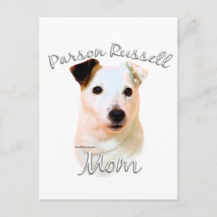 Parson Russell Terrier (smooth) Mom 2 Postcard