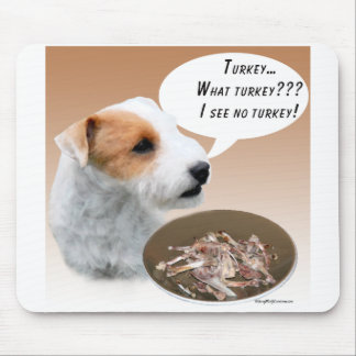 Parson Russell Terrier Turkey Mouse Pad