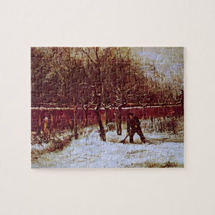 Parsonage Garden at Nuenen by Vincent van Gogh Jigsaw Puzzle
