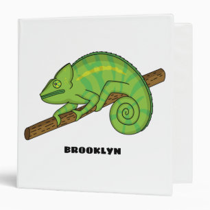Parson's chameleon illustration binder