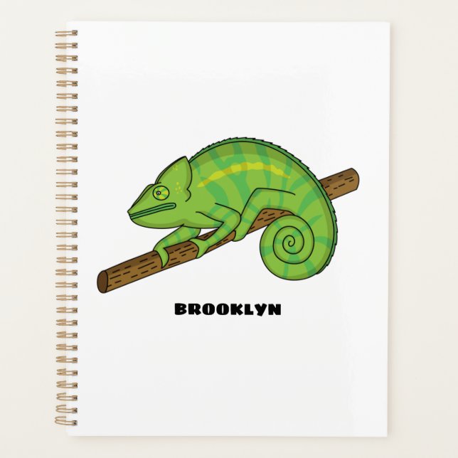 Parson's chameleon illustration planner (Front)