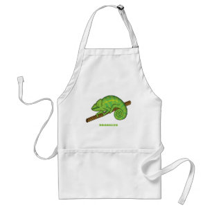 Parson's chameleon illustration standard apron