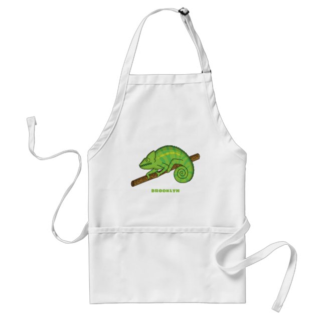 Parson's chameleon illustration standard apron (Front)