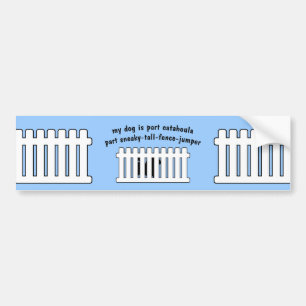 Part Catahoula Part Fence-Jumper Bumper Sticker