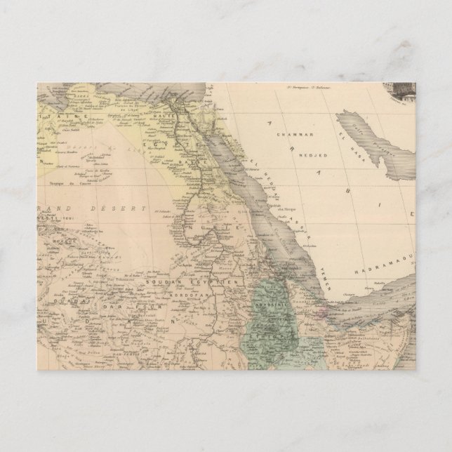 Part Northeastern Africa Postcard (Front)