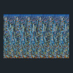Part of London  - Hidden 3D print<br><div class="desc">Stereogram illusion showing in the hidden 3D picture a famous part of London. Stylized using an abstract pattern. Stereogram is an amazing optical 3D illusion. It looks like wallpaper with a repeating pattern, but there is a hidden 3D scene inside. To see it you will need to use a special...</div>