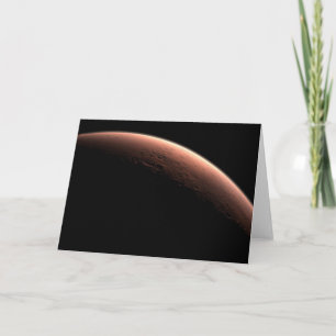 Part Of Mars At The Boundary Of Light And Dark. Card