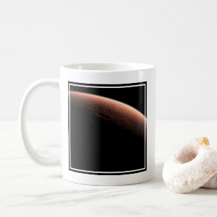Part Of Mars At The Boundary Of Light And Dark. Coffee Mug