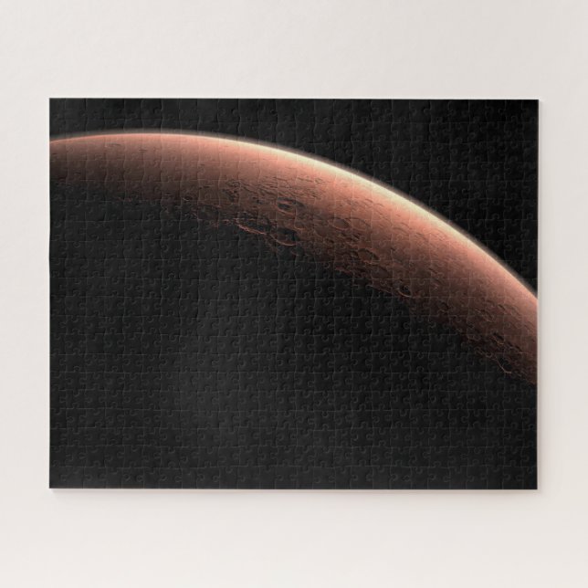 Part Of Mars At The Boundary Of Light And Dark. Jigsaw Puzzle (Horizontal)