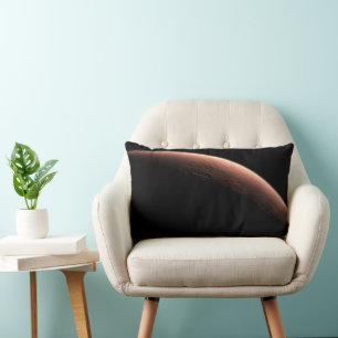 Part Of Mars At The Boundary Of Light And Dark. Lumbar Pillow