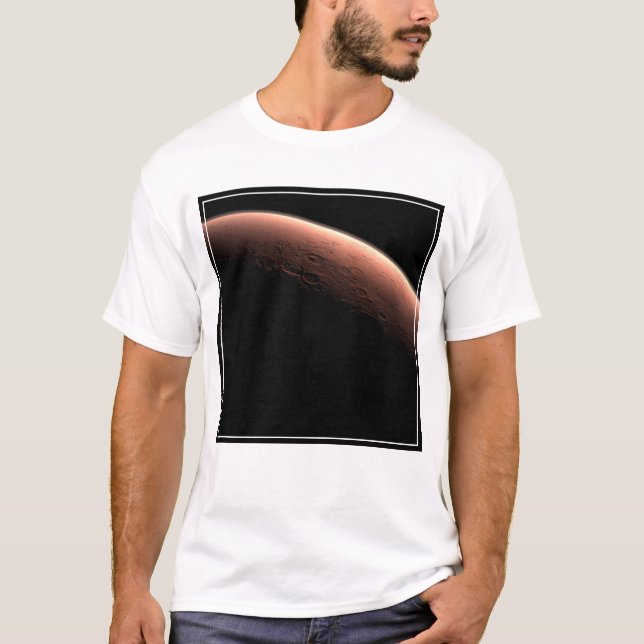 Part Of Mars At The Boundary Of Light And Dark. T-Shirt (Front)