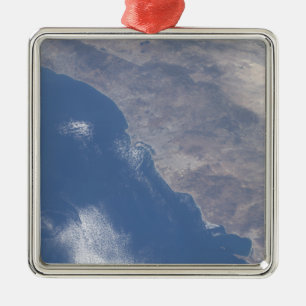 Part of southern California as seen from space Metal Ornament
