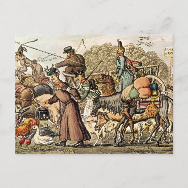 Part of the Allies Entering Paris Postcard (Front)
