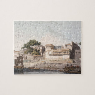 Part of the City of Patna, on the River Ganges, pl Jigsaw Puzzle