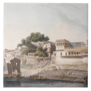 Part of the City of Patna, on the River Ganges, pl Tile