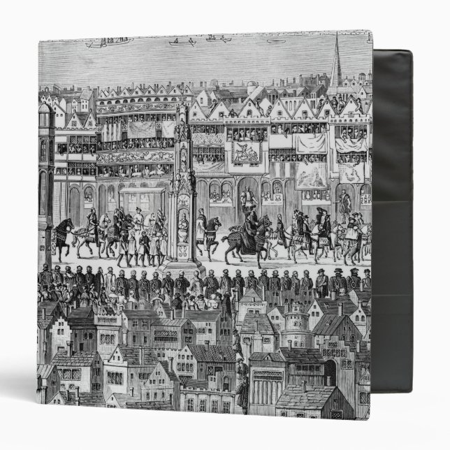 Part of the Coronation Procession Binder (Front/Inside)