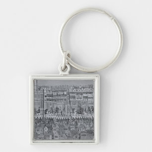 Part of the Coronation Procession of Edward VI Keychain