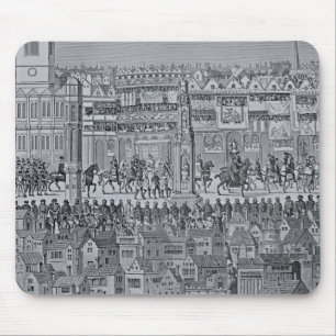 Part of the Coronation Procession of Edward VI Mouse Pad